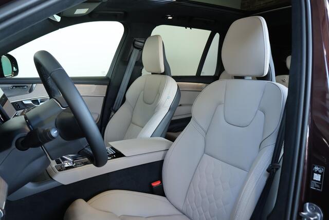 Volvo XC90 T8 Plug-in hybrid AWD Ultra Bright | Demo Deal | Luchtvering | Harman Kardon Premium Audio | Adaptive Cruise Control | 360° Parkeercamera | Parkeersensoren voor + achter | Parkeerverwarming | Stoelverwarming | Stuurwielverwarming