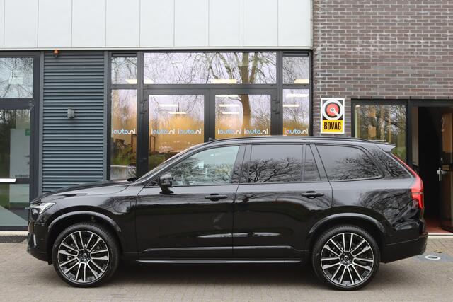Volvo XC90 2.0 T8 456pk AWD Ultra Black Edition Pano/Bowers&Wilkins/360/Leder/Headup/Keyless/ ACC/22"/Massage/Luchtvering/Trekhaak wegkl.