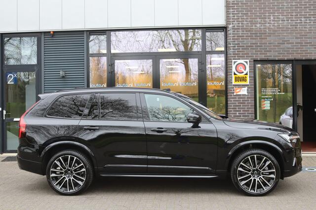 Volvo XC90 2.0 T8 456pk AWD Ultra Black Edition Pano/Bowers&Wilkins/360/Leder/Headup/Keyless/ ACC/22"/Massage/Luchtvering/Trekhaak wegkl.