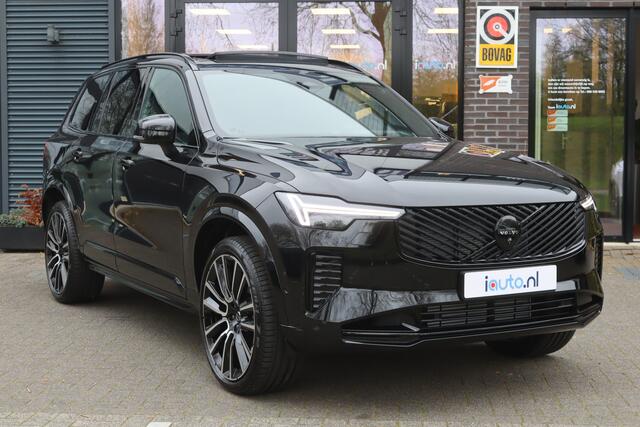 Volvo XC90 2.0 T8 456pk AWD Ultra Black Edition Pano/Bowers&Wilkins/360/Leder/Headup/Keyless/ ACC/22"/Massage/Luchtvering/Trekhaak wegkl.