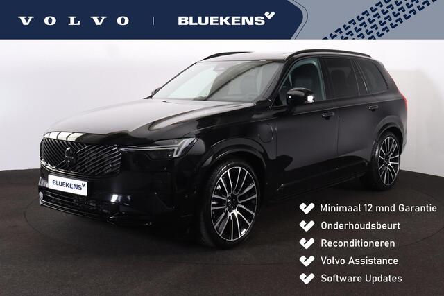 Volvo XC90 T8 Recharge AWD Ultra Dark - Luchtvering - Panorama/schuifdak - IntelliSafe Assist & Surround - 360º Camera - Bowers & Wilkins audio - Verwarmde voorstoelen, stuur & achterbank - Parkeersensoren voor & achter - Elektr. bedienb. voorstoelen met geheugen - 