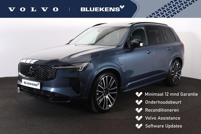 Volvo XC90 T8 Recharge AWD Ultra Black Ed. Exec. - Luchtvering - Panorama/schuifdak - IntelliSafe Assist & Surround - 360º Camera - Bowers & Wilkins audio - Adaptieve LED koplampen - Verwarmde voorstoelen, stuur & achterbank - Parkeersensoren voor & achter - Elektr.