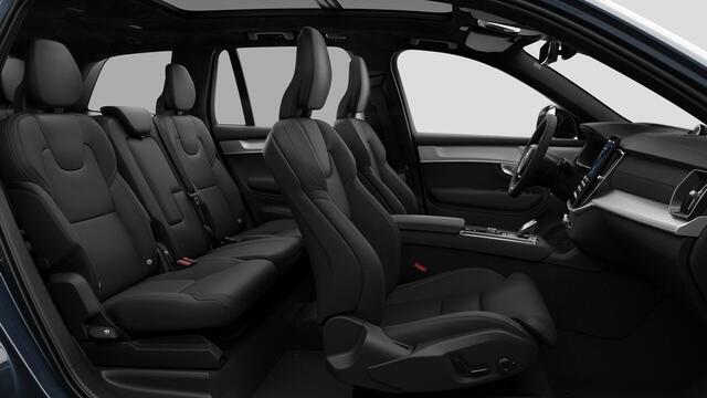 Volvo XC90 T8 Plug-in hybrid AWD Ultra Dark Exec. Ed. | Google | Long Range | Bowers & Wilkins Audio | Memory | Luchtvering | Stoelventilatie | Massage | Panoramadak | Gelamineerde Zijruiten Rondom | Nappa Lederen Bekleding | Zwarte Hemelbekleding | Keyless | Getint