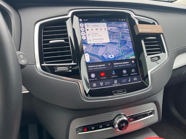 Volvo XC90 2.0 T8 Recharge AWD Ultimate Dark | Plug-in Hybrid (PHEV) | Trekhaak | Luchtvering | 360 Graden Camera | Head-up Display | Panoramadak | Alarm | Stoelverhoger | Keyless Entry | Elektrische Achterklep | Harman Kardon Audio