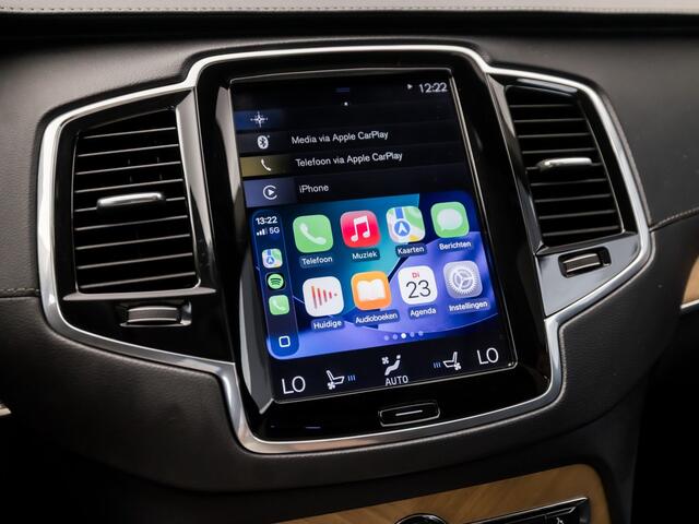 Volvo XC90 2.0 T8 Twin Engine AWD Inscription 7 Persoons 408Pk Automaat (PANORAMADAK, APPLE CARPLAY, MEMORY SEATS, HOUT INLEG, STOELKOELING/VERWARMING, HEAD-UP DISPLAY, GETINT GLAS, NIEUWE APK, NIEUWSTAAT)