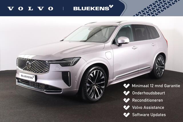 Volvo XC90 T8 Recharge AWD Ultra Bright - Luchtvering - Panorama/schuifdak - IntelliSafe Assist & Surround - 360º Camera - Harman/Kardon audio - Adaptieve LED koplampen - Verwarmde voorstoelen, stuur & achterbank - Parkeersensoren voor & achter - Elektr. bedienb. vo