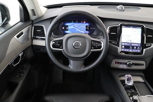 Volvo XC90 T8 PLUG-IN HYBRID AWD ULTRA BLACK EDITION *FULL OPTIONS!* -PANO.DAK|BOWERS&WILKINS|LUCHTVERING|GEVENT.LEDER+MASSAGE|HEAD-UP DISP.|360°CAM|TREKHAAK|BLACK.BADGE|22"ONYX-BLACK
