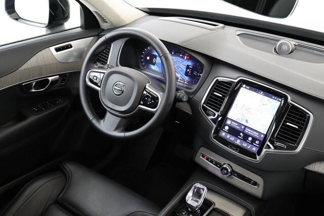 Volvo XC90 T8 PLUG-IN HYBRID AWD ULTRA BLACK EDITION *FULL OPTIONS!* -PANO.DAK|BOWERS&WILKINS|LUCHTVERING|GEVENT.LEDER+MASSAGE|HEAD-UP DISP.|360°CAM|TREKHAAK|BLACK.BADGE|22"ONYX-BLACK