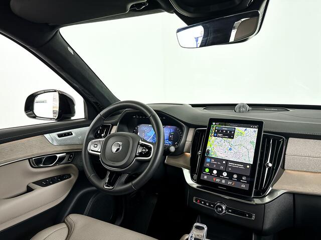 Volvo XC90 T8 Plug-in hybrid AWD Ultra Dark | Panoramadak | 360° camera | Bowers & Wilkins | Luchtvering | Stoelventilatie | Head-up Display | Trekhaak